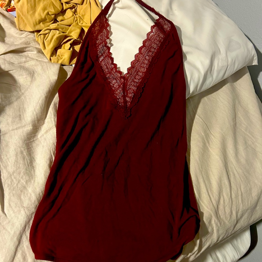 American Eagle Outfitters Maroon Top